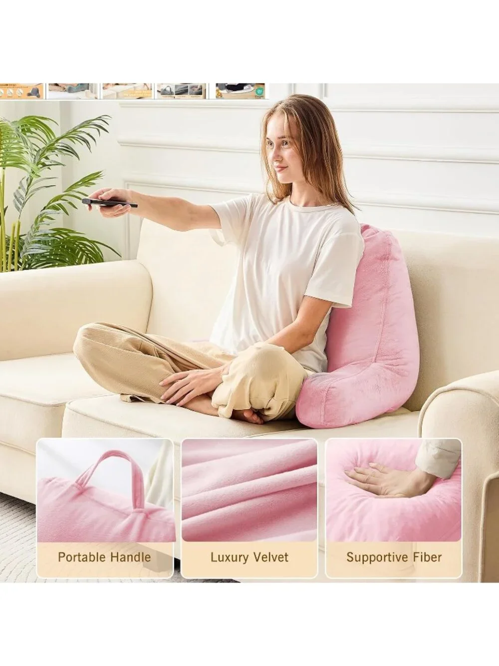 〽️Reading Pillow for Bed Back Sitting Up 18